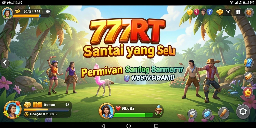 Tampilan gameplay <strong>777RT</strong> yang mengasyikkan dan penuh warna.