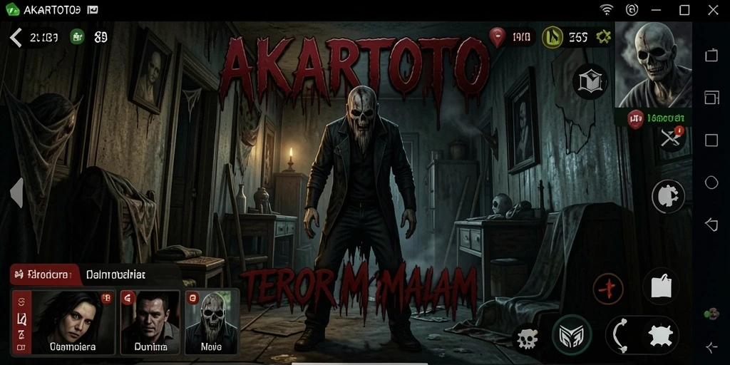Menampilkan gameplay menyeramkan di dunia AKARTOTO.