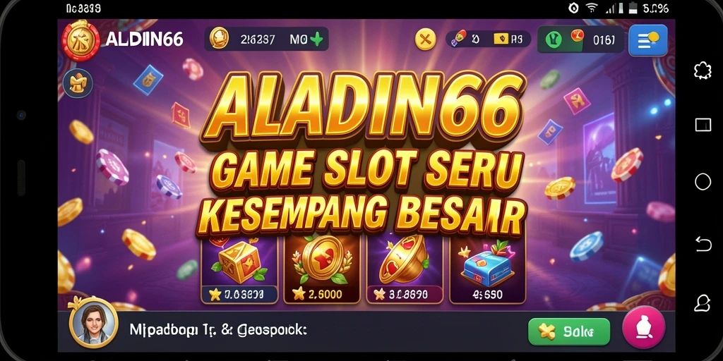 Tampilan gameplay menarik dari ALADIN66 yang penuh warna dan grafik menawan.