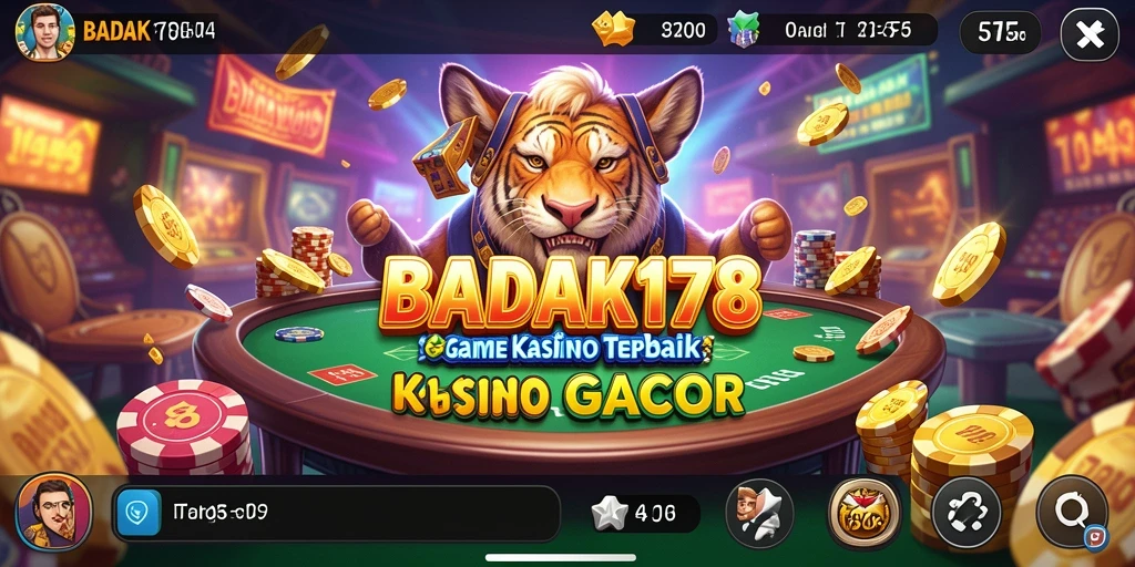 Tampilan gameplay menarik di BADAK178, nikmati sensasi Kasino online.