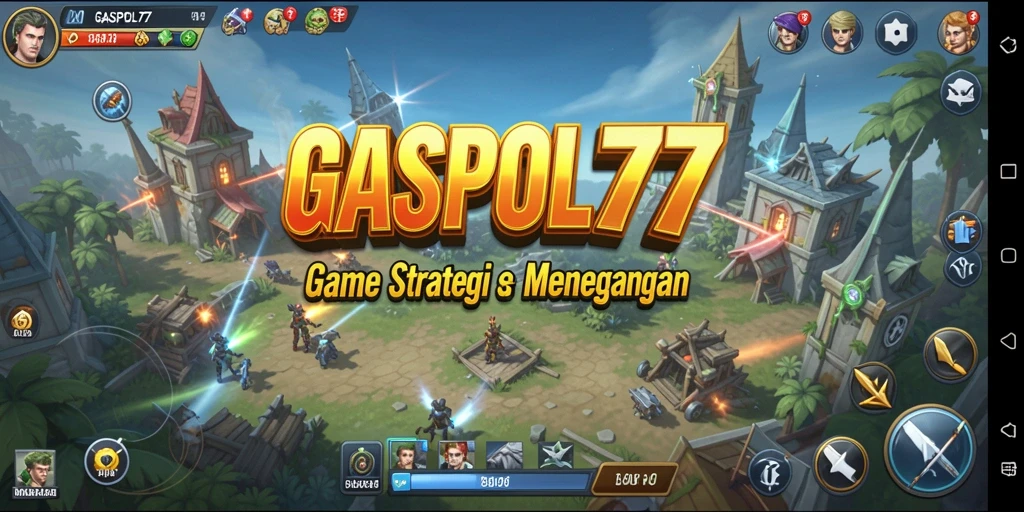 Tampilan gameplay menegangkan dalam GASPOL77 yang mengasyikkan.