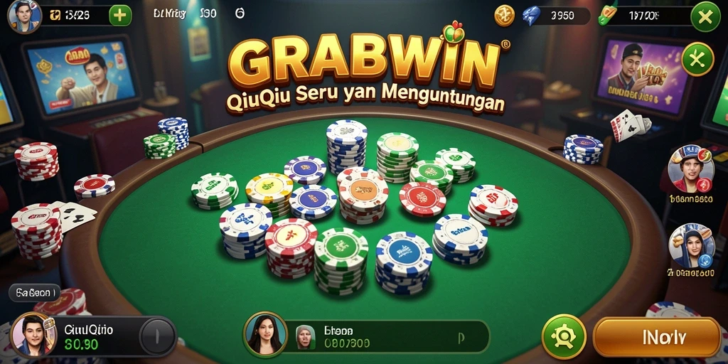 Screenshot gameplay seru QiuQiu di GRABWIN.