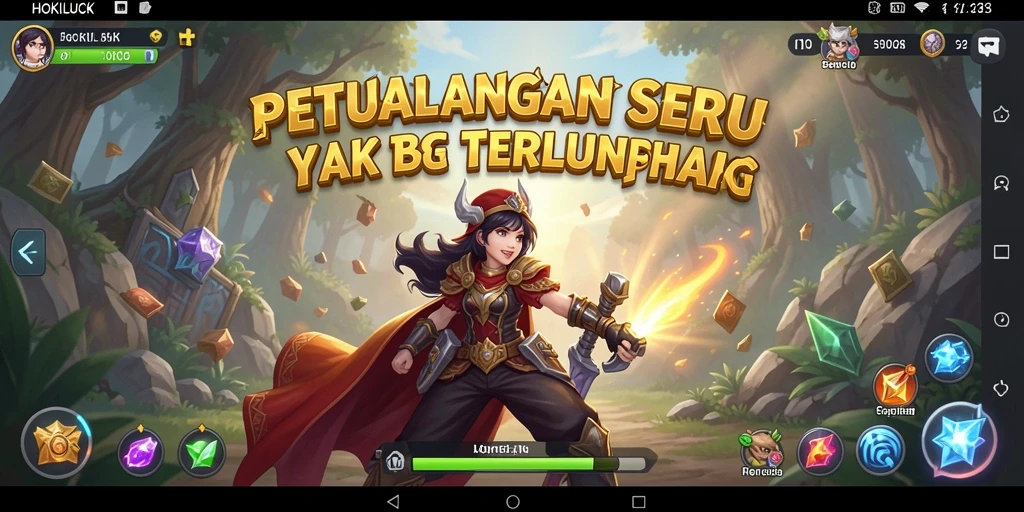 Tampilan gameplay HOKILUCK yang penuh petualangan dan tantangan.