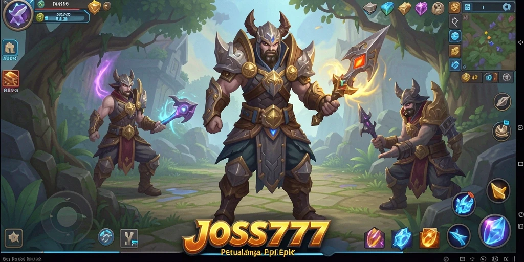Tampilan gameplay menarik dalam JOSS777 dengan aksi yang seru.