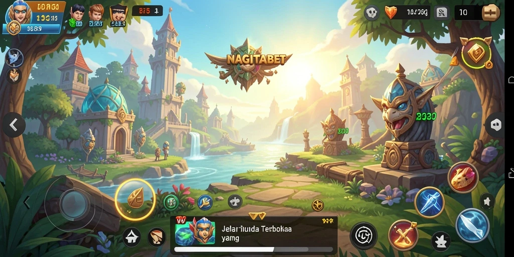 Tampilan gameplay NAGITABET yang mengesankan dalam dunia terbuka.