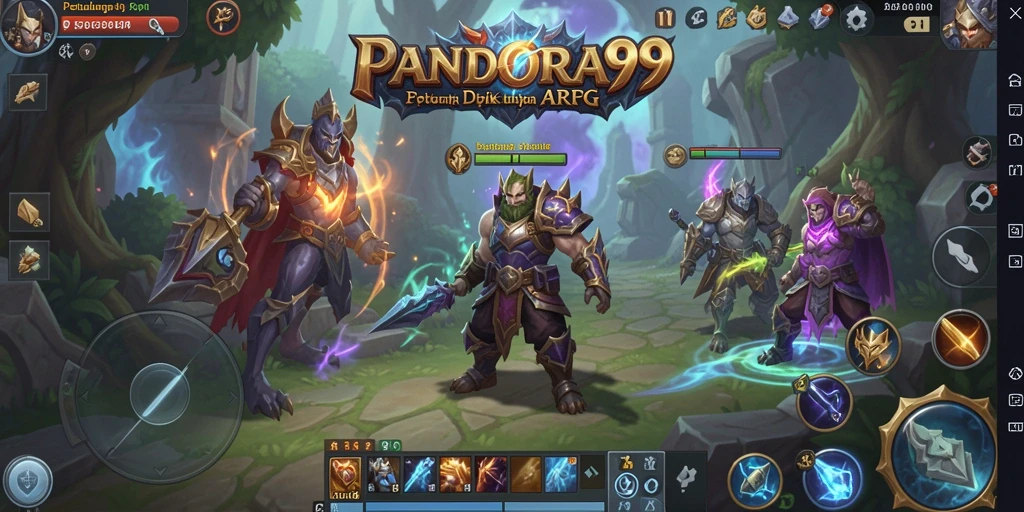 Gameplay ARPG yang penuh aksi dan petualangan mendebarkan.