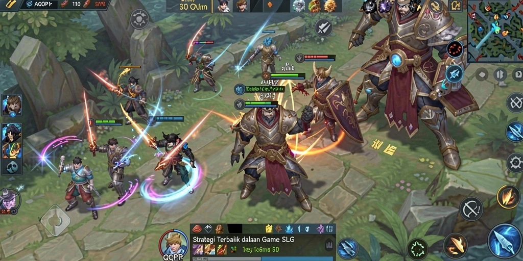 Tampilan gameplay <strong>QQRP</strong> yang seru dan strategis.