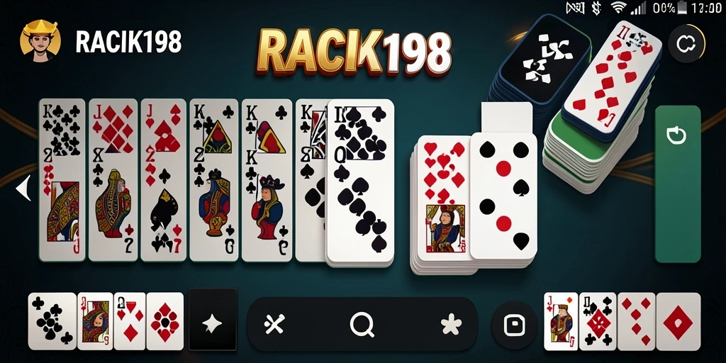 Tangkapan layar menarik dari gameplay Domino RACIK198 yang seru.