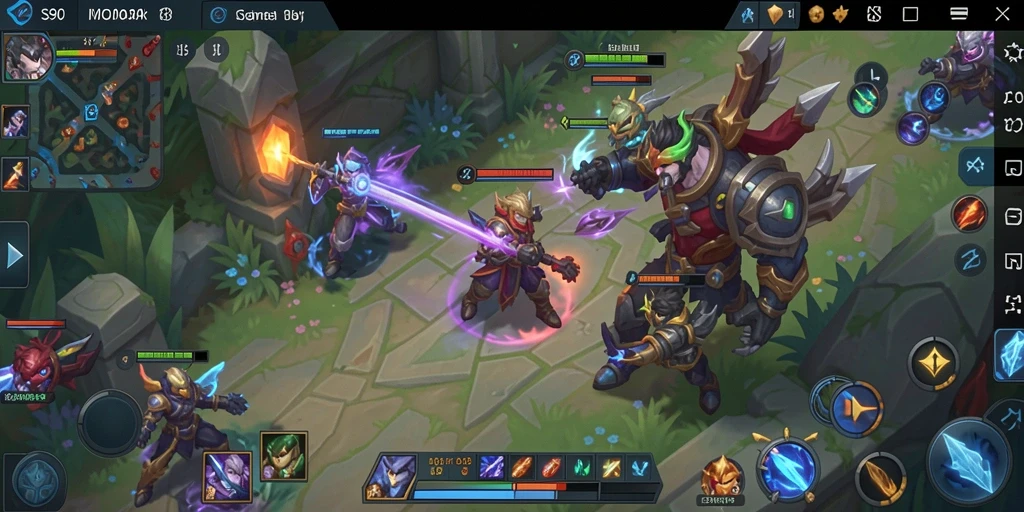 Gameplay S80 yang mendebarkan dalam pertempuran tim MOBA.